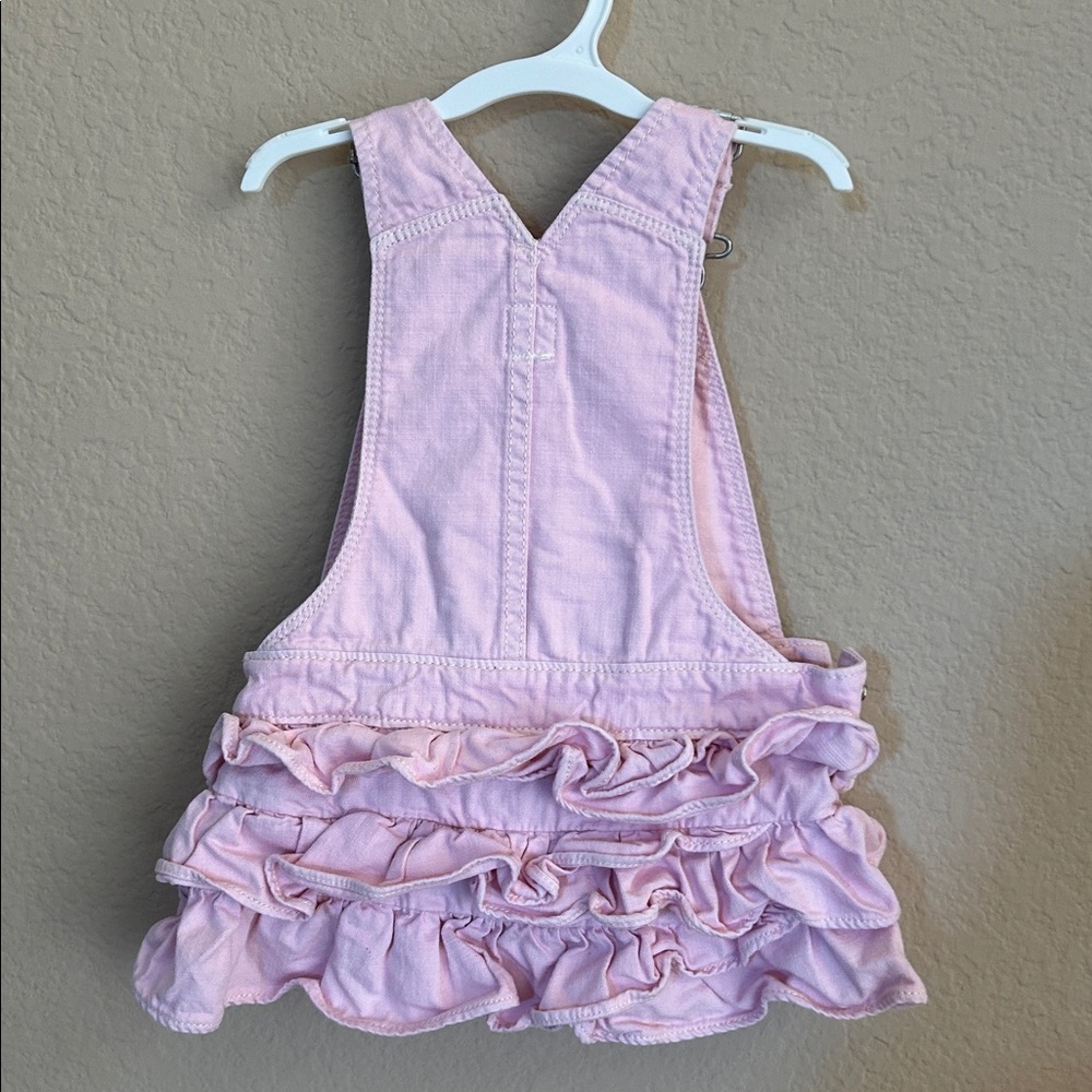 GAP Pink Ruffled Kids Overalls - Picture 5 of 7